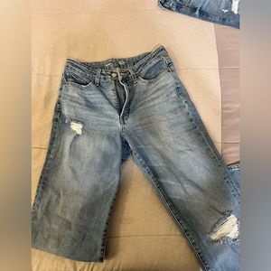 Old Navy OG Loose high rise distressed jeans